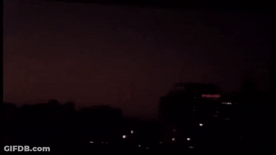 Aesthetic Dark Night City GIF