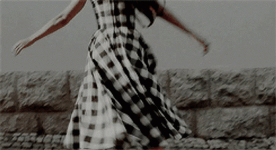 Aesthetic Girl Dress GIF