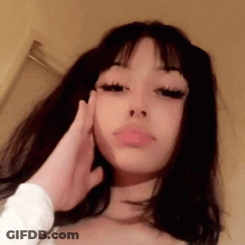 Aesthetic Girl Face Zoom In GIF