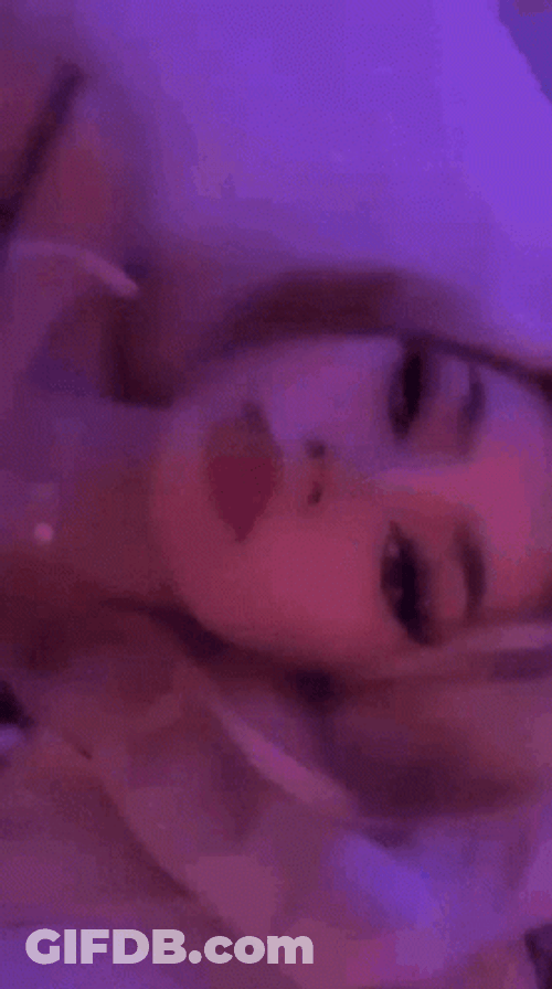 Aesthetic Girl Laying In Bed GIF