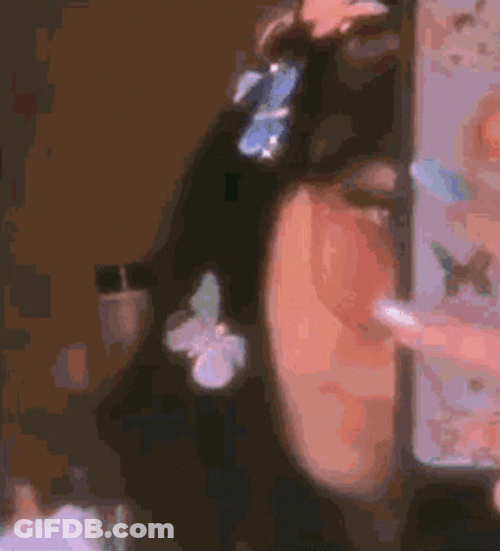 Aesthetic Girl Wearing Necklace GIF