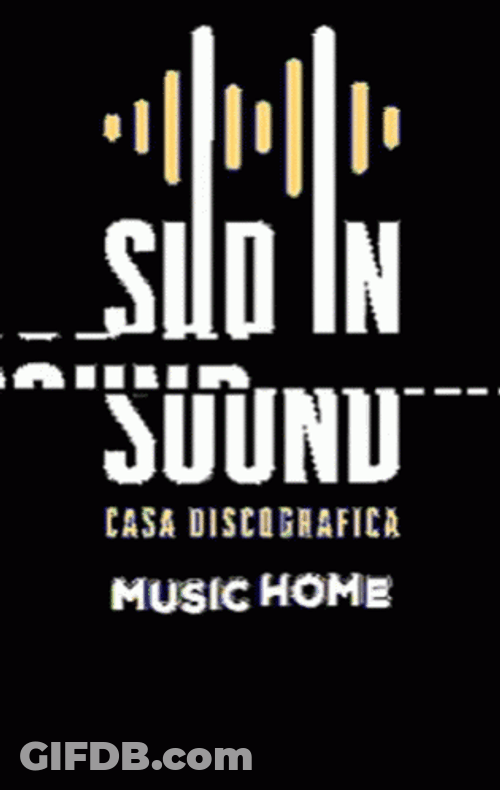 Aesthetic Glitching Sud In Sound Logo GIF