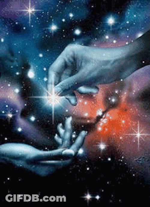 Aesthetic Hands Sparks Universe GIF