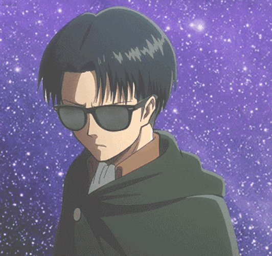 Aesthetic Levi Fan Art GIF