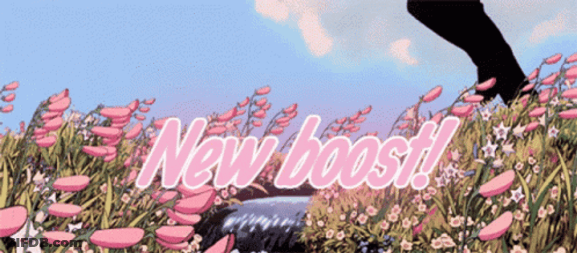 Aesthetic New Boost GIF