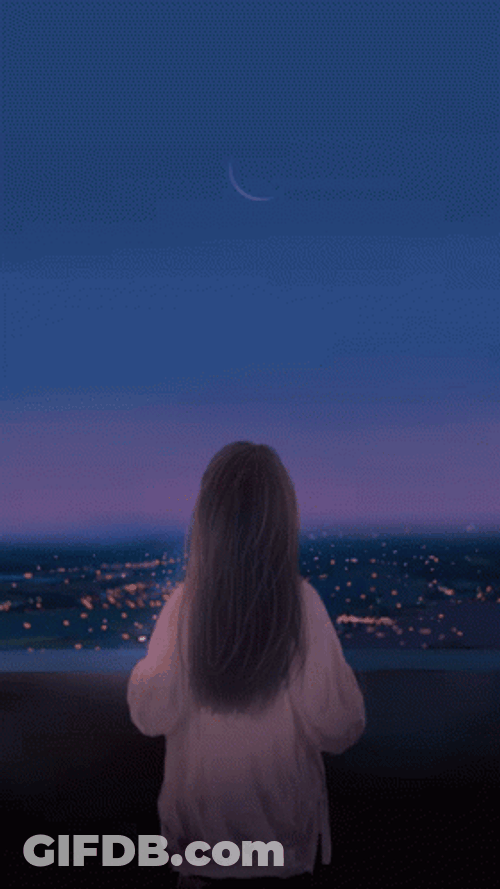 Aesthetic Night Lights GIF