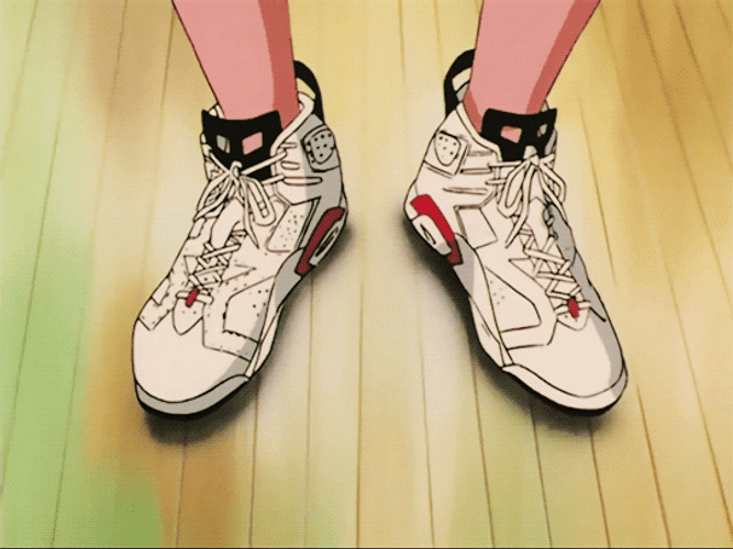 Aesthetic PFP Slam Dunk Shoes GIF