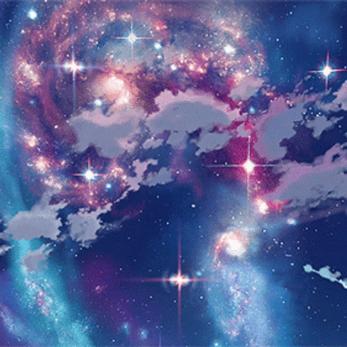 Aesthetic Star Galaxy GIF