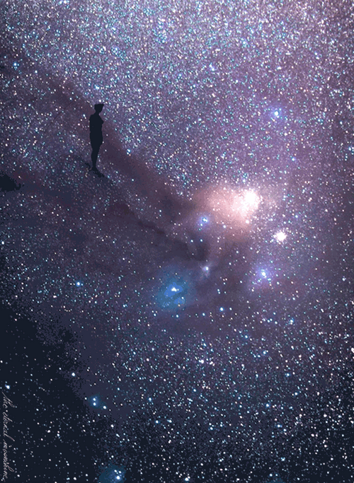 Aesthetic Universe Cosmic Jump GIF