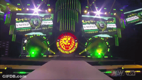AEW TBS Live Broadcast Of United Empire Pro Wrestling GIF
