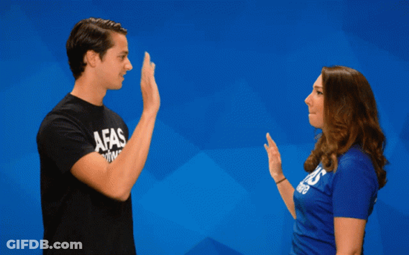 Afas Software People Team Work High Five GIF