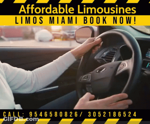Affordable Limousines Miami Ad GIF