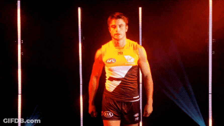 AFL Giants X Arms Signal GIF