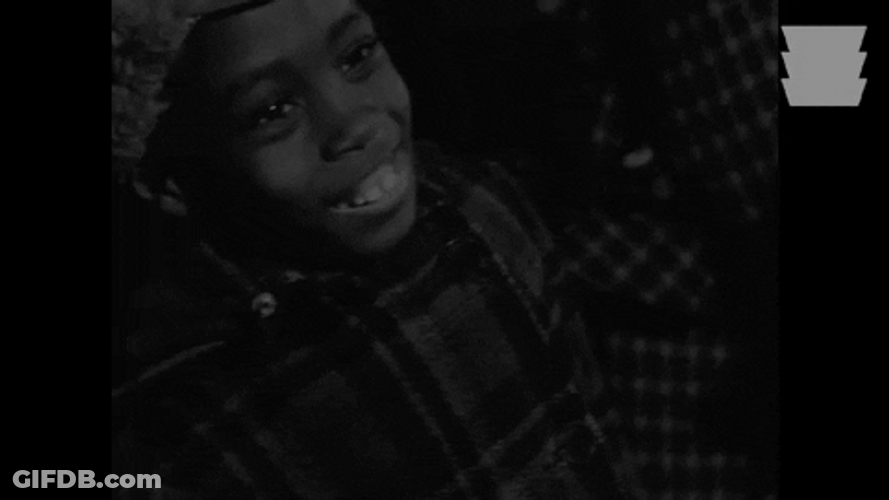 African American Boy Happy In Christmas GIF