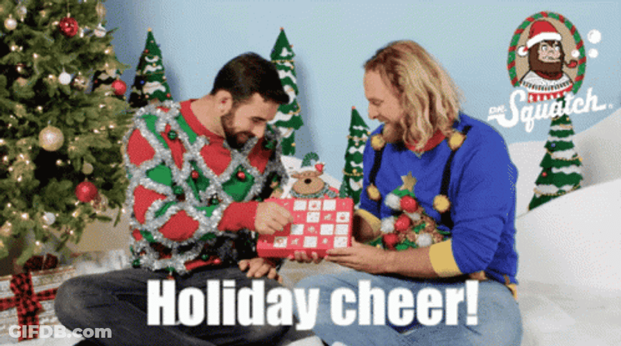 African American Christmas Holiday Cheer GIF