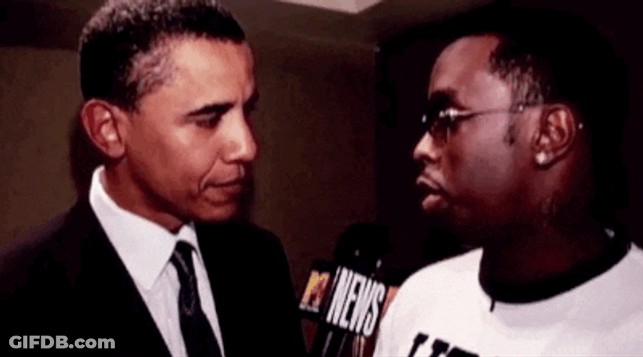 African American Christmas Interview On Obama And Diddy GIF