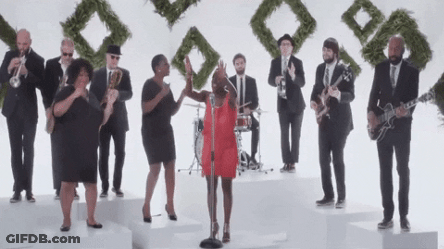 African American Christmas Song From Sarah Jones GIF