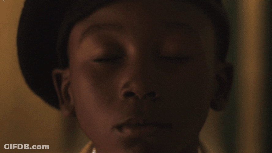 African American Christmas Wish From Little Boy GIF
