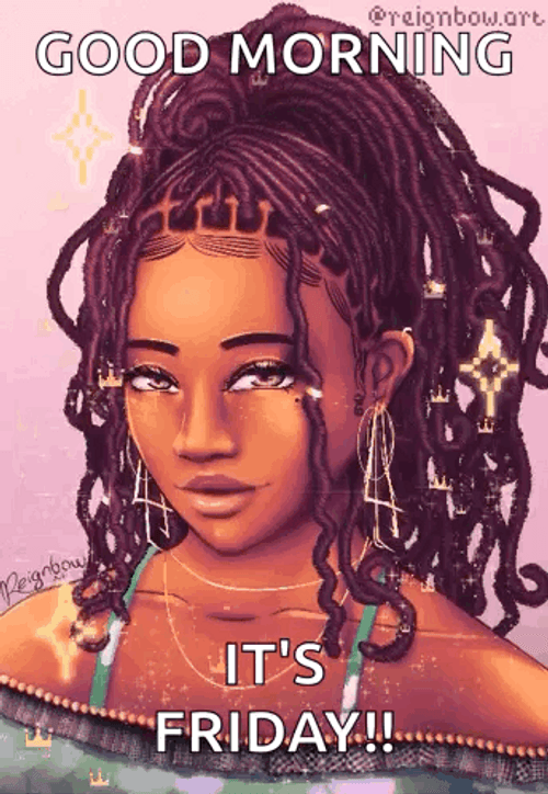 African American Good Morning It's Friday GIF