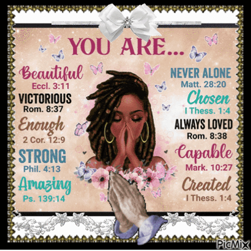 African American Good Morning You Are Beautiful GIF
