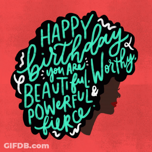 African American Happy Birthday GIF
