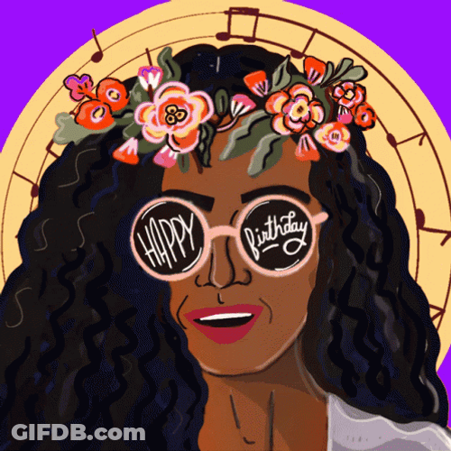 African American Happy Birthday GIF