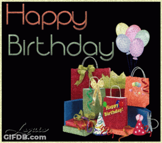 African American Happy Birthday GIF