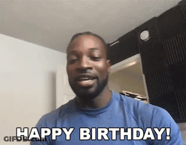 African American Happy Birthday GIF