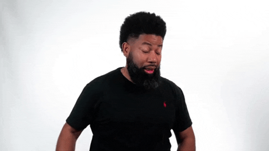 African American Man Crying GIF