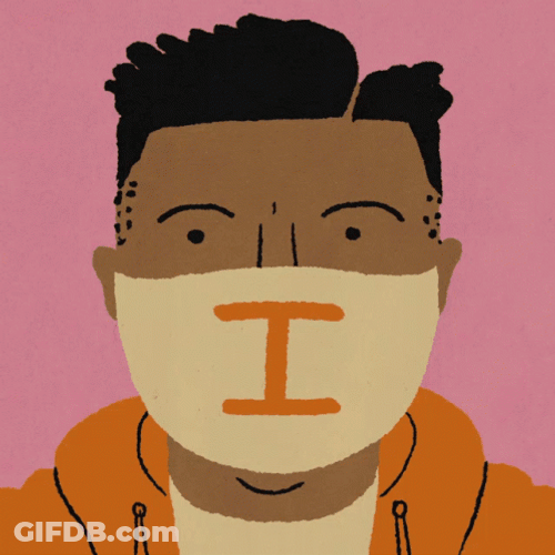 African Black History Mask GIF