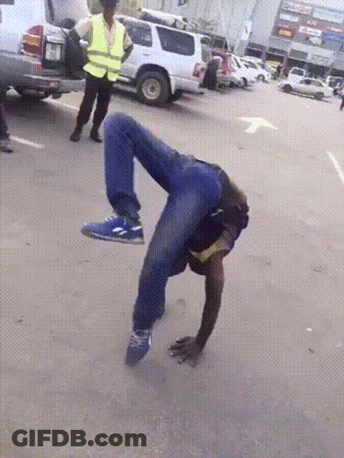 African Guy Exhibition GIF