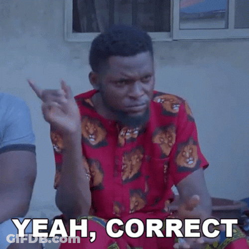 African Guy Yeah Correct GIF