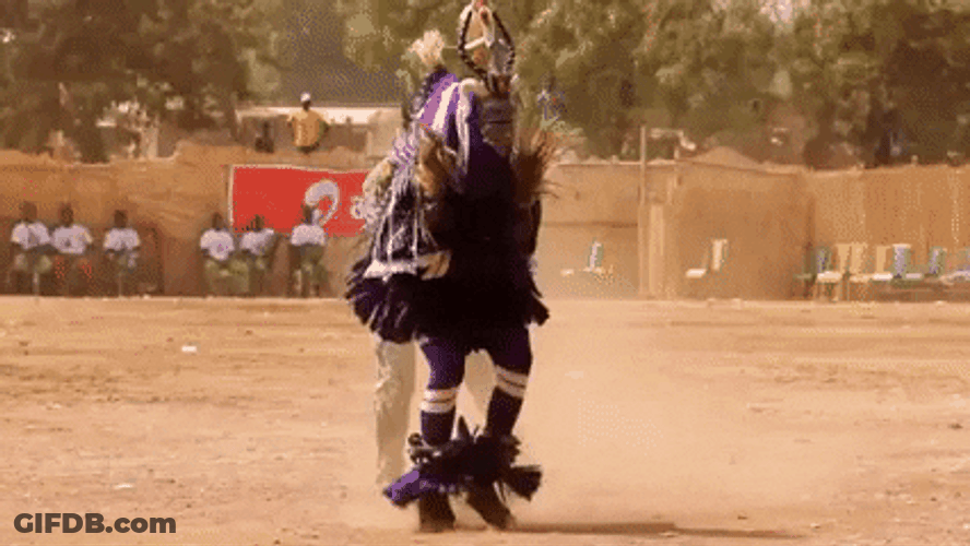 African Tribal Rain Dance Meme GIF