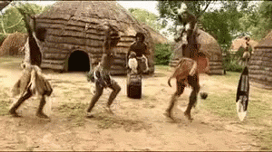 African Tribe Dance GIF