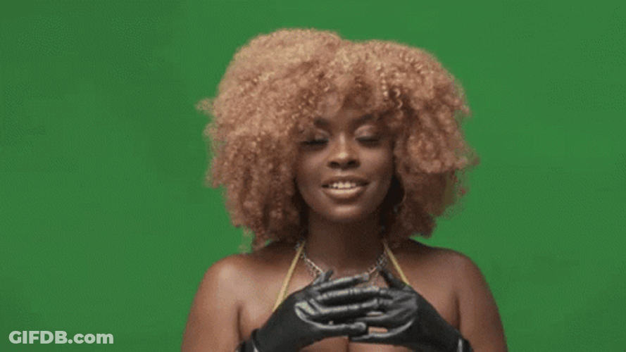 African Woman Wow Face GIF