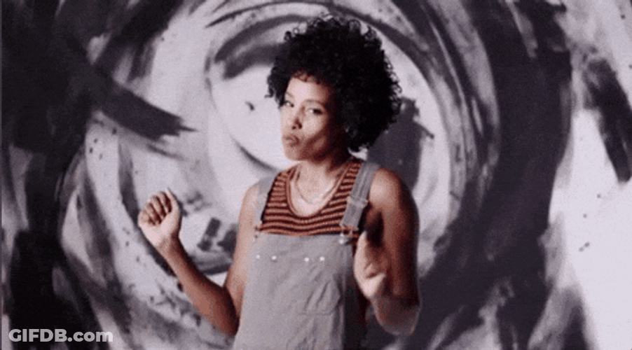 Afro Girl Little Dance GIF