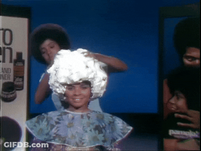 Afro Hair Washed With Care GIF