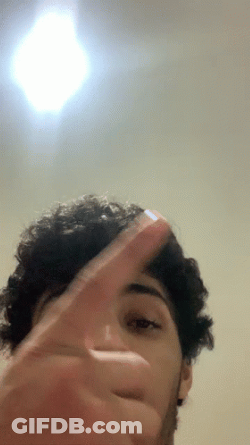 Afro Samurai Pointing Man GIF