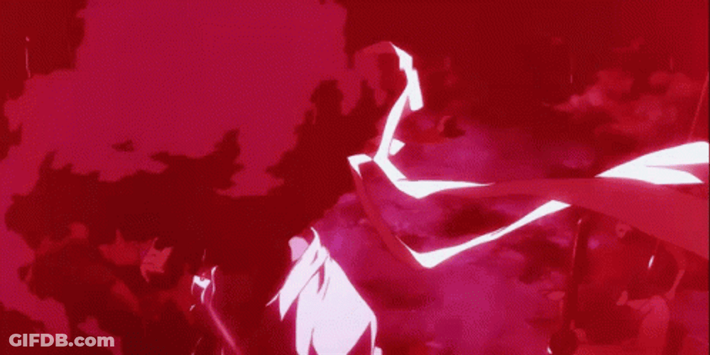 Afro Samurai Silent Smoking GIF
