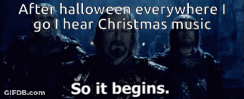 After Halloween Christmas Music So It Begins GIF