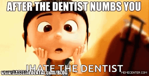 After The Dentist Numbs You Agnes GIF