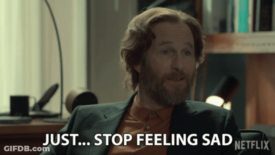 Afterlife Paul Kaye As A Therapist GIF