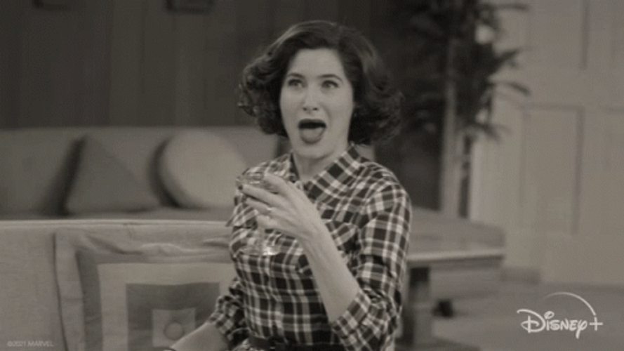 Agatha Harkness Kathryn Hahn Wink Thumbs Up GIF