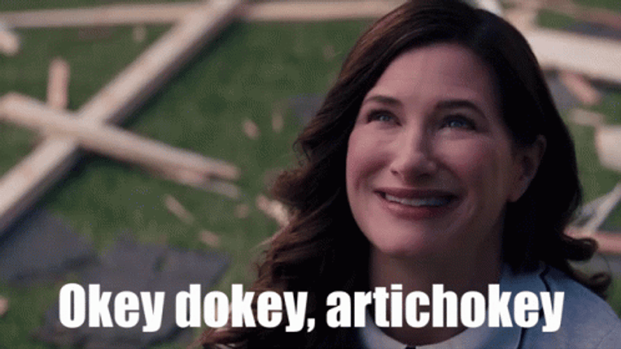 Agatha Harkness Okey Dokey Sweet Smile GIF