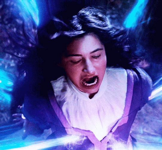 Agatha Harkness Overwhelming Dark Magic Power GIF