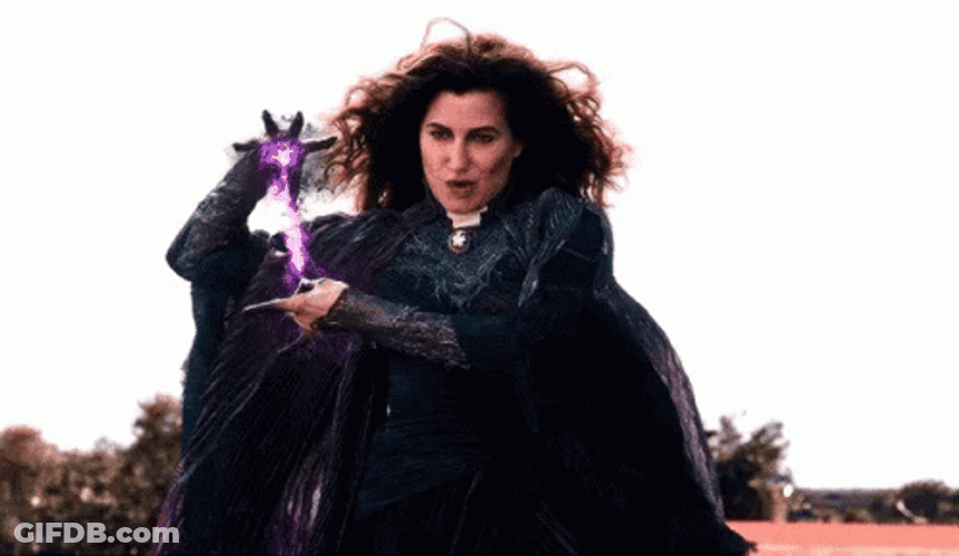Agatha Harkness Performing Magic GIF