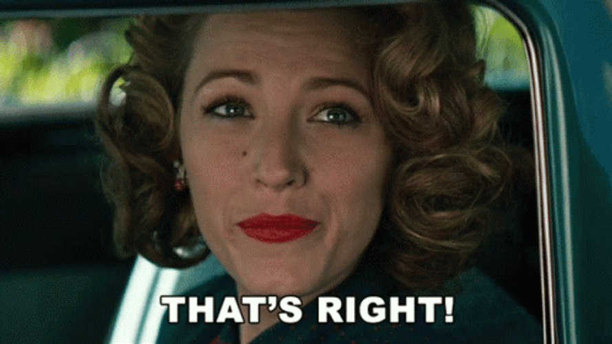 Age Of Adaline Blake Lively That Is Correct GIF
