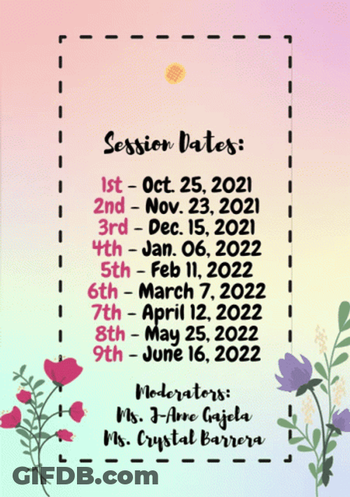 Agenda Session Dates GIF