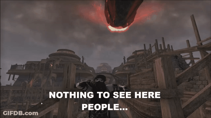 Agent Nothing To See Here Hand Sign Animation GIF