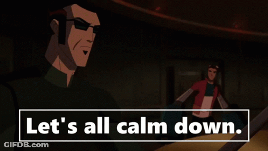Agent Six Generator Rex Calm Down GIF
